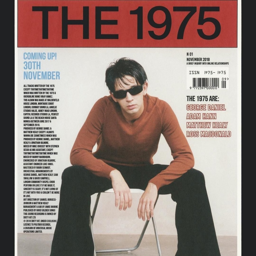 THE 1975 TOUR POSTER 2019